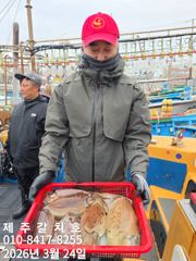 갑오징어"제주갈치호" 3월24일 조황정보 사진