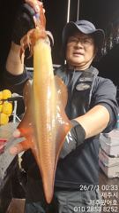 제주왔어호(9.77톤) 6월 30일 야간한치조황 사진