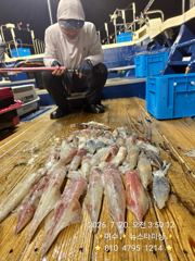 여수뉴스타피싱 7/20 한치이카메탈 여수에서만 잡을수있는 대포한치 조황!!! 사진