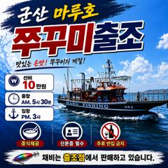 9월 6일 군산 마루호 쭈꾸미 실시간 조항 ~ ☆ 사진