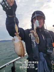 10일, 군산쭈꾸미~오늘도 시작합니다~실시간~점점 좋아지는 쭈구미~내일도 갑니다`군산낚시프라자 포세이돈호 사진
