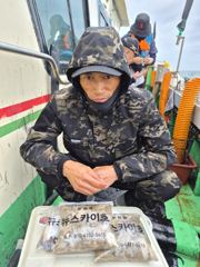 9월 10일 뉴스카이호 주꾸미조황 사진