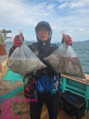 9월17일 팀보스선단 문어 호조황 사진