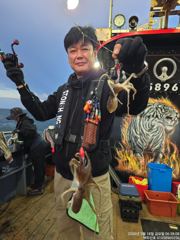 9월18일 홍원항 백두산호 쭈꾸미 조황입니다.. 사진