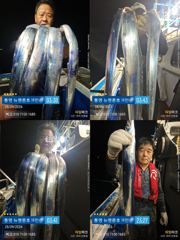 ＜＜통영 뉴명륜호 14인승＞＞ 왕갈치 쿨러조황^^ (예약문의 010-7100-1685) 사진